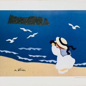 “Rocher Percé” by Diane Ethier – 17” x 13” Nautical Art Print–Coastal Wall Decor
